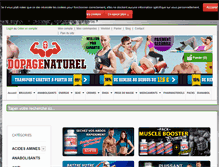 Tablet Screenshot of dopagenaturel.com